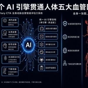 一个AI引擎贯通人体五大血管区域，东软进入全球全身动脉智能评估前沿